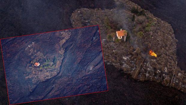 Etrafındaki her şey yok oldu... Dünya Kanarya Adaları'ndaki 'mucize ev'i konuşuyor!