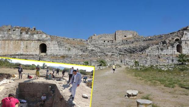 Milet Antik Kenti'nde filozofların yaşadığı ev ve sokak gün yüzüne çıkarıldı