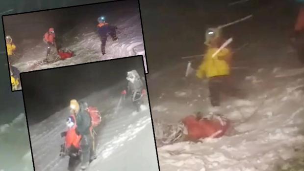 Çok acı görüntüler... Rusya'nın Elbruz Dağı'nda 5 dağcı öldü