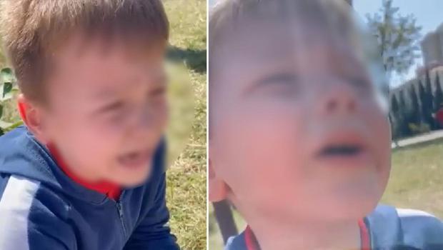 Oğluyla kavga eden 7 yaşındaki çocuğa korku dolu anlar yaşattı