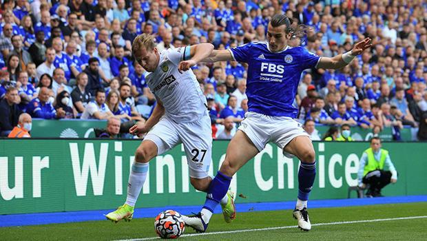 Çağlar Söyüncülü Leicester City, Burnley ile yenişemedi