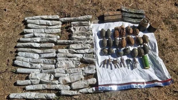 Bitlis'te çok sayıda patlayıcı ele geçirildi