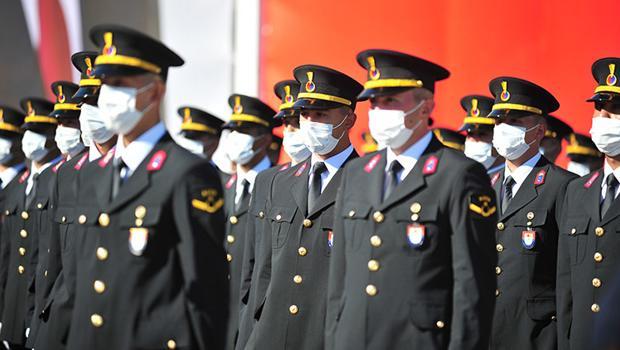 Bursa'da jandarma astsubay adaylarının yemin töreni