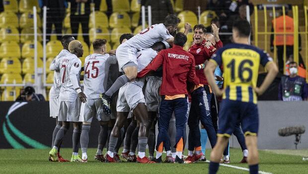Fenerbahçe - Olympiakos maçından öne çıkan fotoğraflar