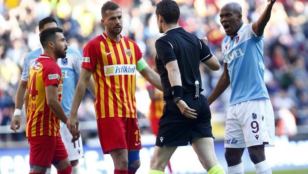 Kayserispor - Trabzonspor maçından fotoğraflar