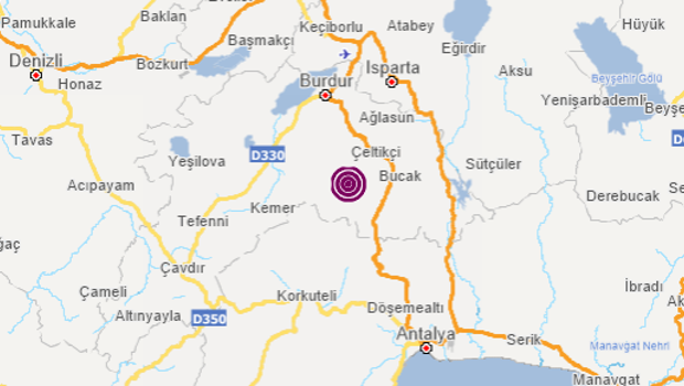 Son dakika... Burdur'da 4.2 büyüklüğünde deprem