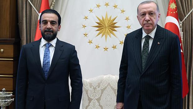 Cumhurbaşkanı Erdoğan, Irak Takaddum Partisi Genel Sekreteri Hablusi'yi kabul etti