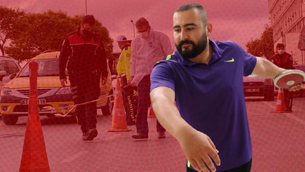 Milli sporcuya trafikte kurşun yağmuru!