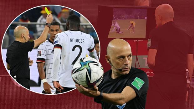 Son dakika: Cüneyt Çakır'ı Mete Kalkavan kurtardı! Almanya - Romanya maçında penaltı kararı...