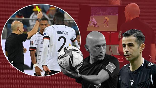 Son dakika: Cüneyt Çakırı Mete Kalkavan kurtardı! Almanya - Romanya maçında penaltı kararı...
