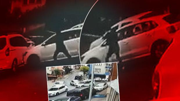 Şişli'de otomobilin sürücüsüne kurşun yağdırdı