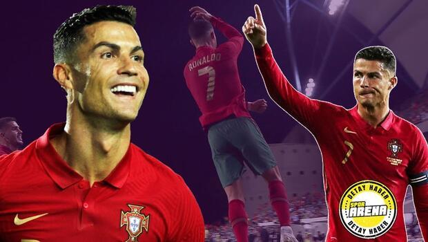 Cristiano Ronaldo bir rekoru daha tarihe gömdü! Portekiz-Katar maçında şov, Sergio Ramos...