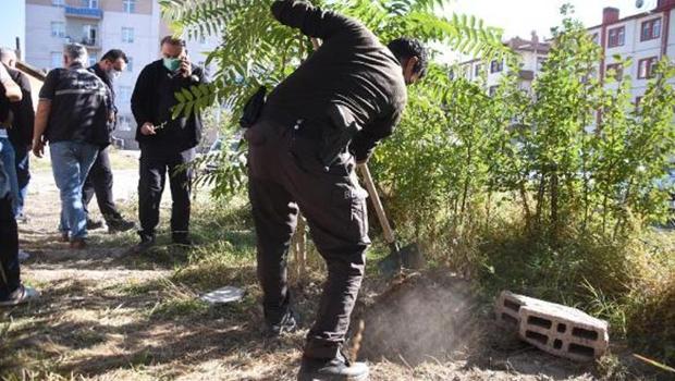 Ceset şüphesiyle kazılan çukurdan köpek ölüsü çıktı