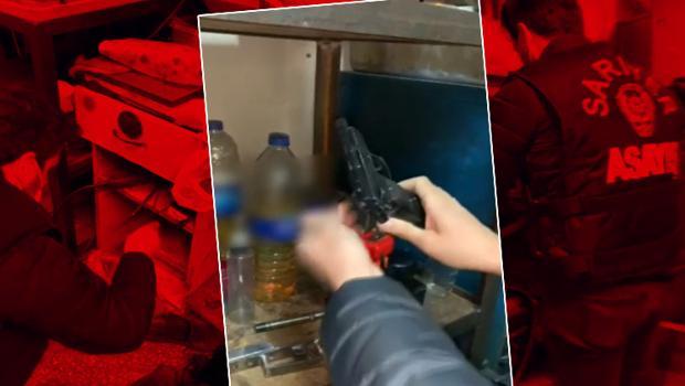 Sarıyer'de silah imalathanesi ortaya çıkarıldı