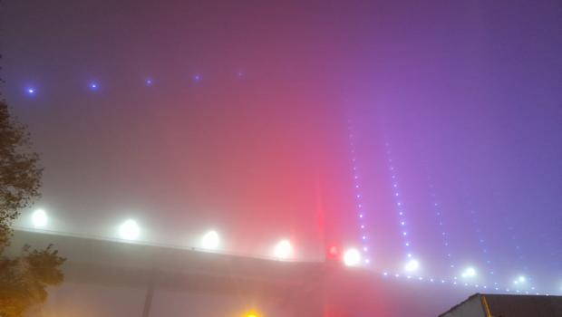 İstanbul'da gece saatlerinde sis etkili oldu