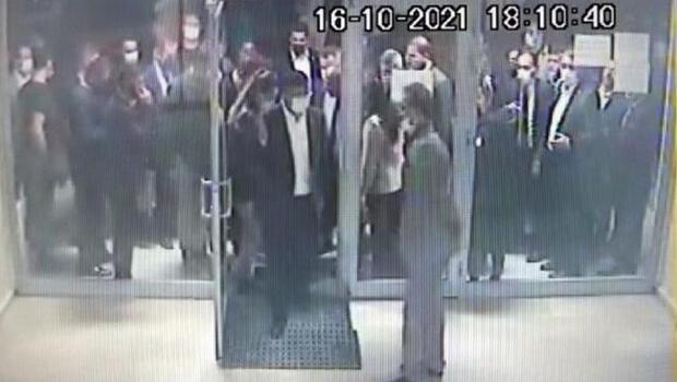 Ahmet Davutoğlu'nun asansör kazası öncesi ve sonrası kamerada