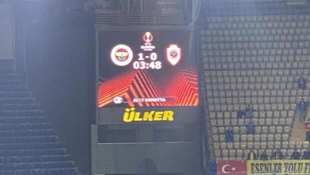 Son Dakika: Fenerbahçe - Royal Antwerp maçında Samattanın attığı gol skorbordu şaşırttı!