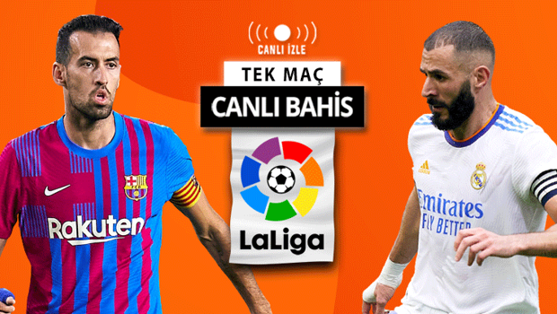 El Clasico CANLI YAYINLA Misli.com'da! Barcelona-Real Madrid maçına en süper iddaa oranı burada...