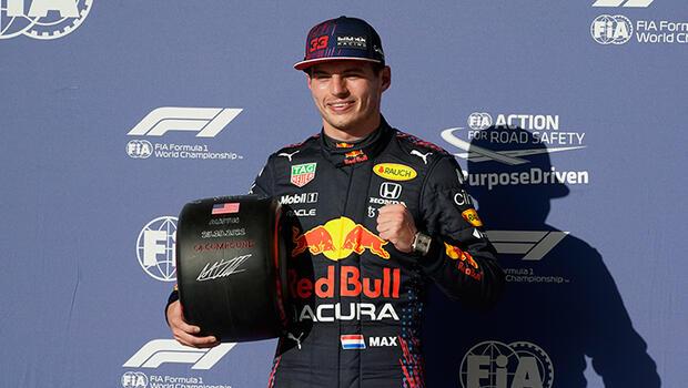 F1 ABD Grand Prixsinde pole pozisyonu Max Verstappenin