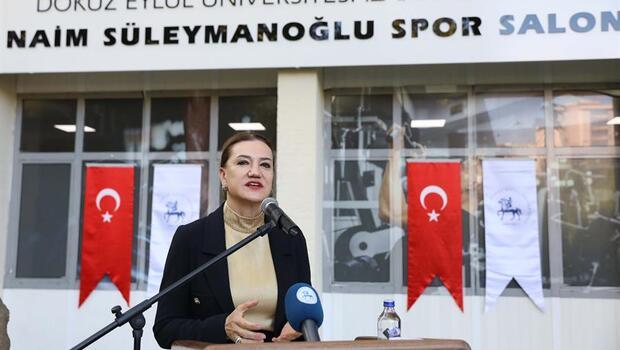 DEÜ Naim Süleymanoğlu Spor Salonu hizmete girdi