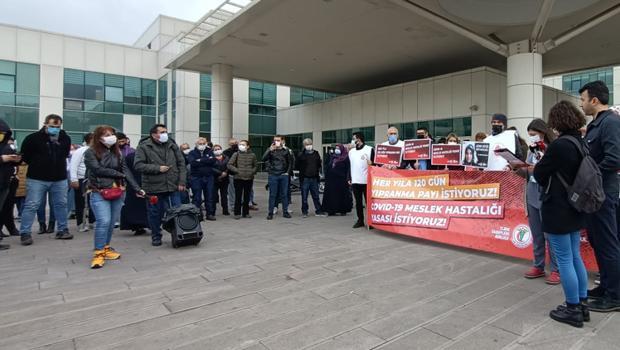 Sağlık çalışanlarından "koronavirüs meslek hastalığı olsun" talebi
