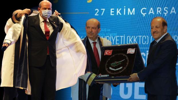 Ersin Tatar'a 'Fahri Doktora' unvanı verildi