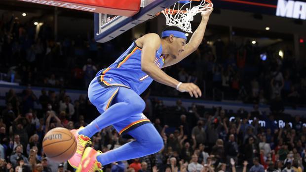 Thunder, Lakers'ı 26 sayı geriden gelip yendi