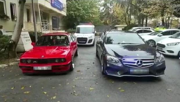 Bahçelievler'de usulsüz 'çakar' ve 'drift' cezası! Trafikten men edildi