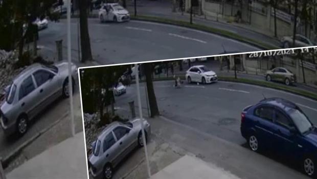 Bahçelievler'de yolun karşısına geçmeye çalışan kişiye otomobil çarptı