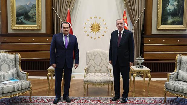 Cumhurbaşkanı Erdoğan, Türk Konseyi Genel Sekreteri Amreyev'i kabul etti