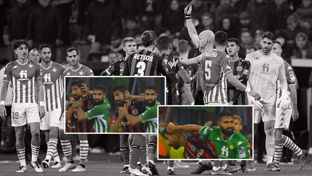 Son Dakika: Leverkusen-Betis maçında skandal kavga! Nabil Fekir, Kerem Demirbay'a saldırdı ve kulağını koparmaya çalıştı...