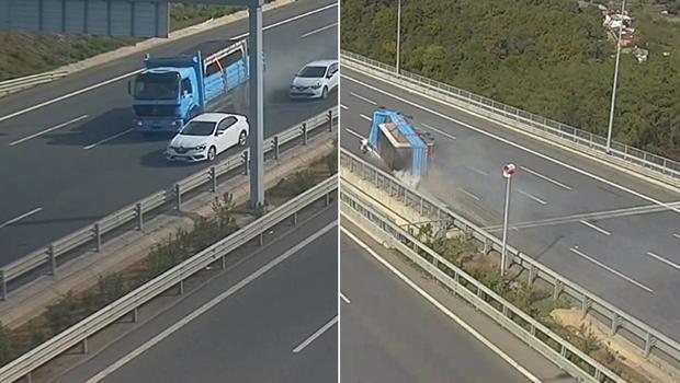 Beykoz'da korkunç kaza! Görüntüler ortaya çıktı