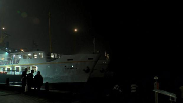 İstanbul'da deniz seferlerine sis engeli