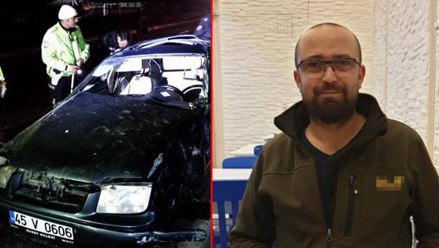 Manisa'da feci kaza! Otomobil takla attı, sürücü hayatını kaybetti