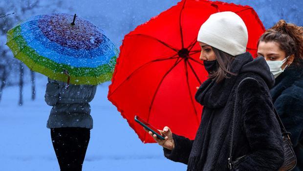 Son dakika... Meteoroloji'den son hava durumu raporu! Sıcaklıklar 6-12 derece düşecek, kar geliyor