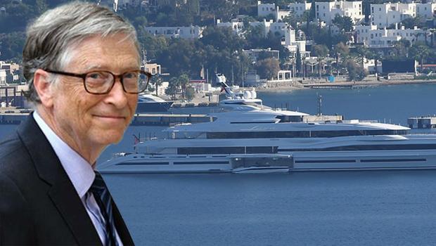 Bill Gates’in yatı Bodrum Kalesi açıklarına demirledi
