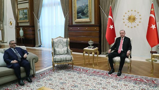 Cumhurbaşkanı Erdoğan, Libya Yüksek Devlet Konseyi Başkanı ile görüştü