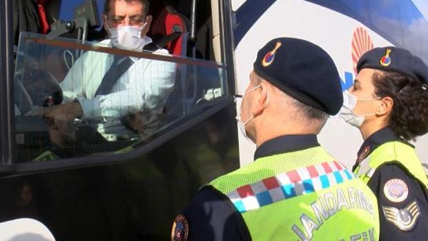 Kuzey Marmara Otoyolu'nda emniyet kemeri denetimi