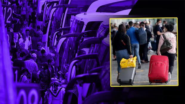 Otogarlar ana baba günü! Seferler doldu, İstanbul'da trafik felç oldu