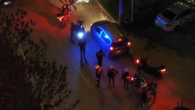 Bursa'da 250 polisle dron destekli asayiş uygulaması