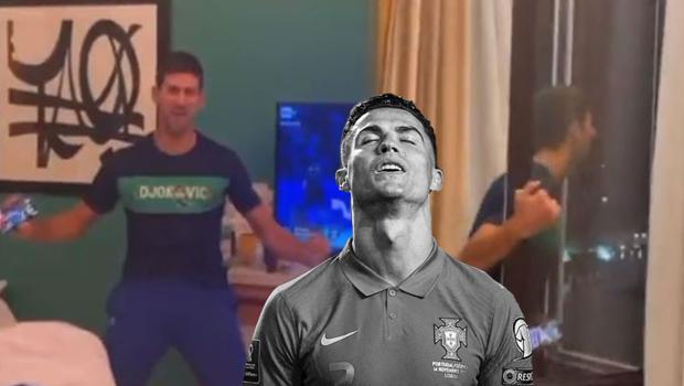 Cristiano Ronaldo yıkıldı, Novak Djokovic çıldırdı!