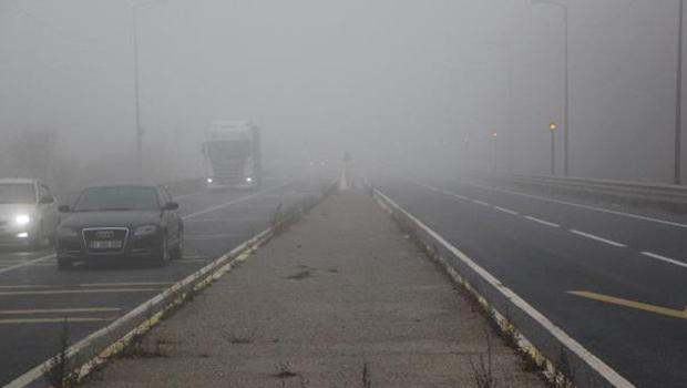Bolu Dağı'nda yoğun sis! Görüş mesafesi 10 metreye düştü