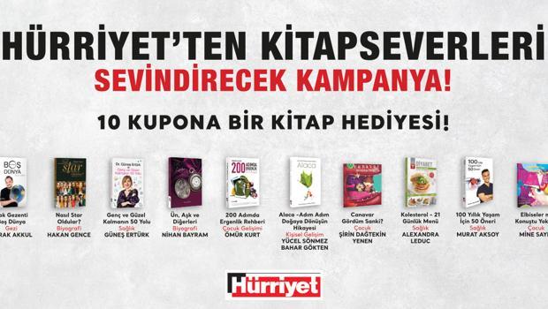 Hürriyet’ten kitap severleri sevindirecek kampanya: Kuponları biriktir, kitabını seç