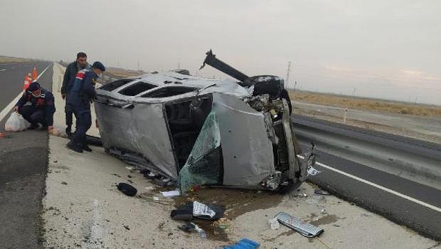 Aksaray'da nişan yolunda kaza! 6 kişi yaralandı