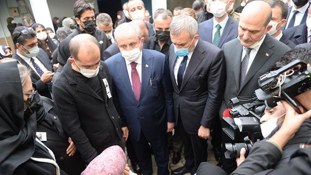 TBMM Başkanı Şentop ve bakanlar Gül ve Soylu'dan vefat eden AK Parti'li Kılıç'ın ailesine taziye ziyareti