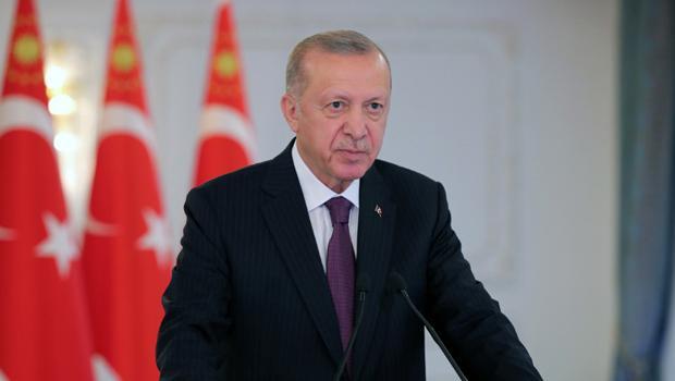 Cumhurbaşkanı Erdoğan'dan şehit ailesine taziye mesajı