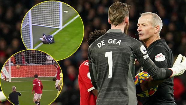 Manchester United-Arsenal maçında şaşkına çeviren gol! De Gea yerde kalınca...