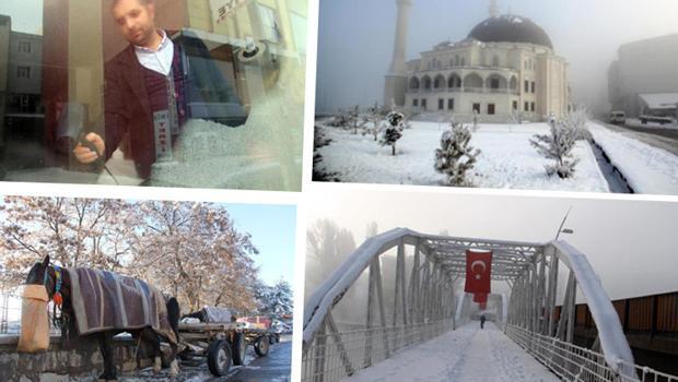 Doğu'da Sibirya soğukları... Göle eksi 21,7'yi gördü