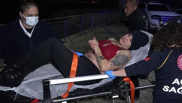 Kıyafetleriyle denize girdi, attığı çığlıklar hayatını kurtardı