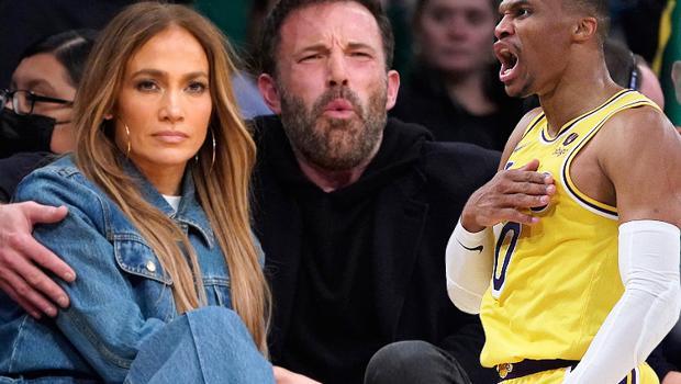 Russell Westbrook'tan Jennifer Lopez - Ben Affleck çiftine asist!
